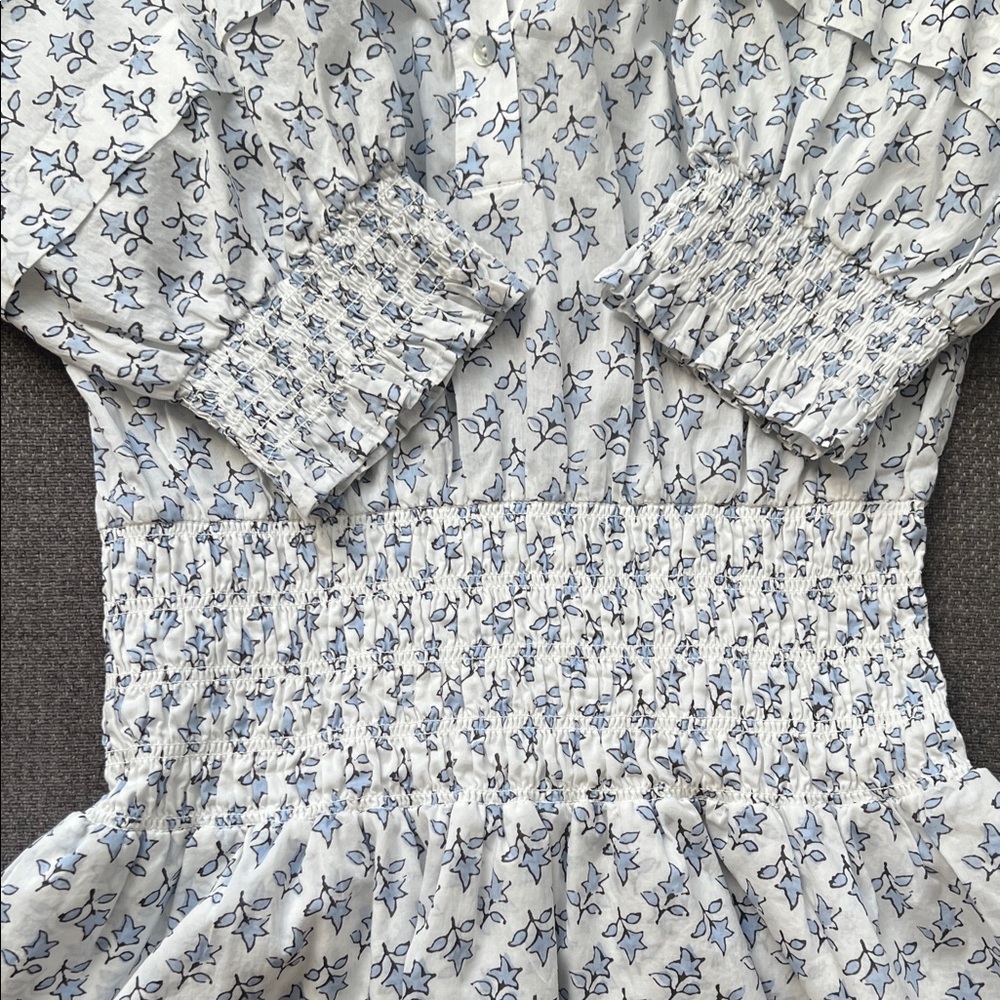 Rails Blue Floral Long Sleeve Dress - Picture 8 of 12
